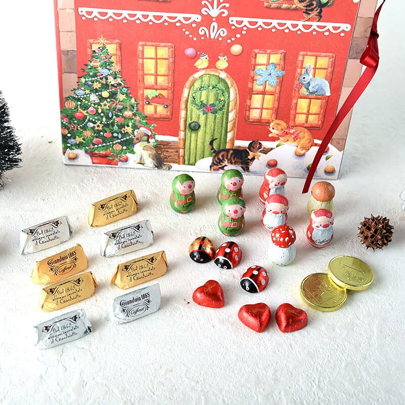 アドベントカレンダー 2026 チョコレート チョコ カファレル クリスマス お菓子 詰め合わせ チョコレートハウスブック ギフト かわいい おしゃれ 海外 イタリア製 ジャンドゥーヤ プレゼント 贈り物 御祝 送料無料 Caffarel thumbnail 3