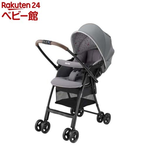 アップリカ カルーンエアー AD グレー GR(1台)【アップリカ(Aprica) カルーンエアー】[ベビーカー A型 両対面 軽量 振動吸収]