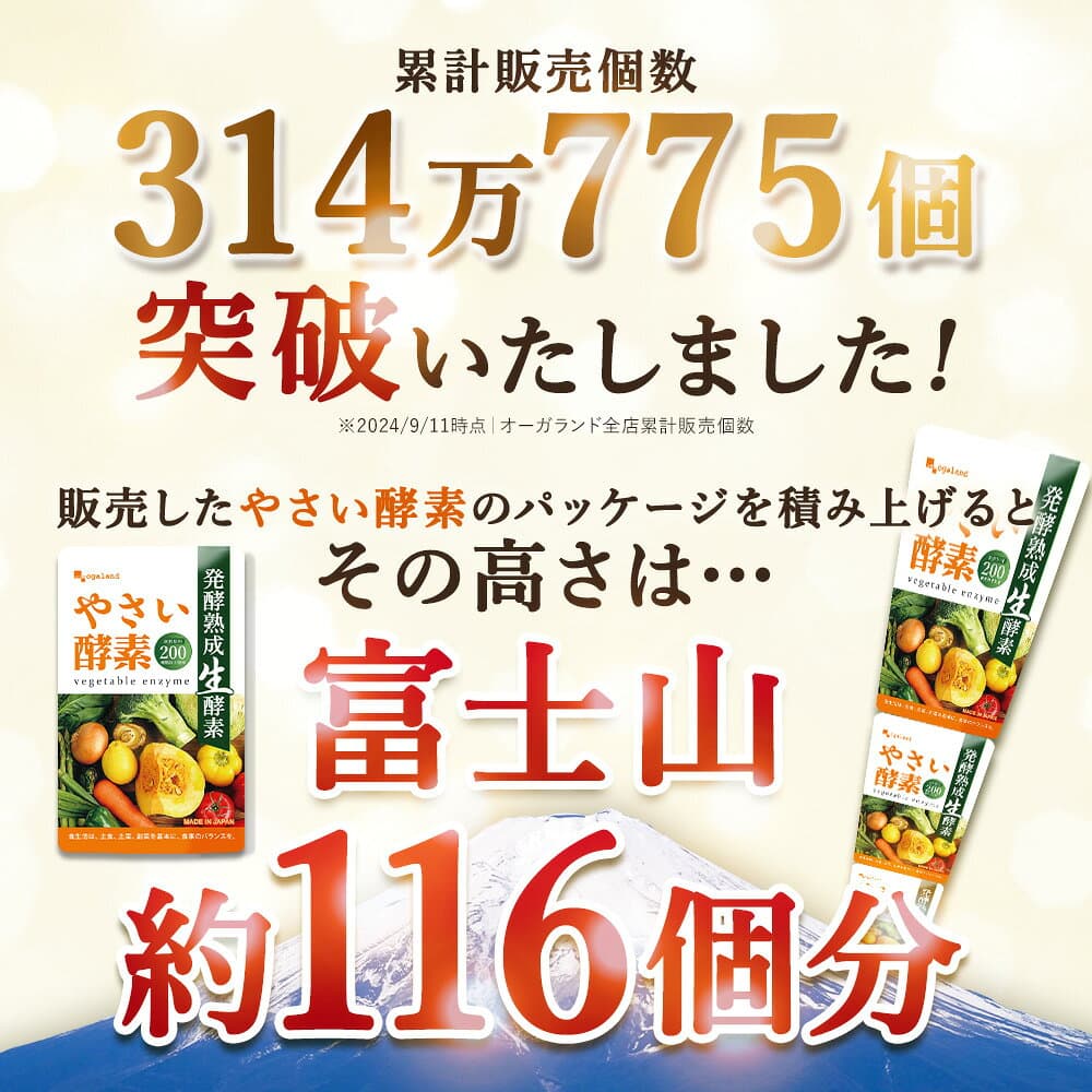 やさい酵素（約1ヶ月分） 酵素 サプリ 野菜不足 サプリメント 健康 美容 酵素 えごま油 アマニ油 亜麻仁油 ダイエット ダイエットサプリ 野菜酵素 酵素サプリ 果物 あけび アケビ ハーブ 山菜 酵素 オーガランド ポイント消化 ポイント消費 thumbnail 2