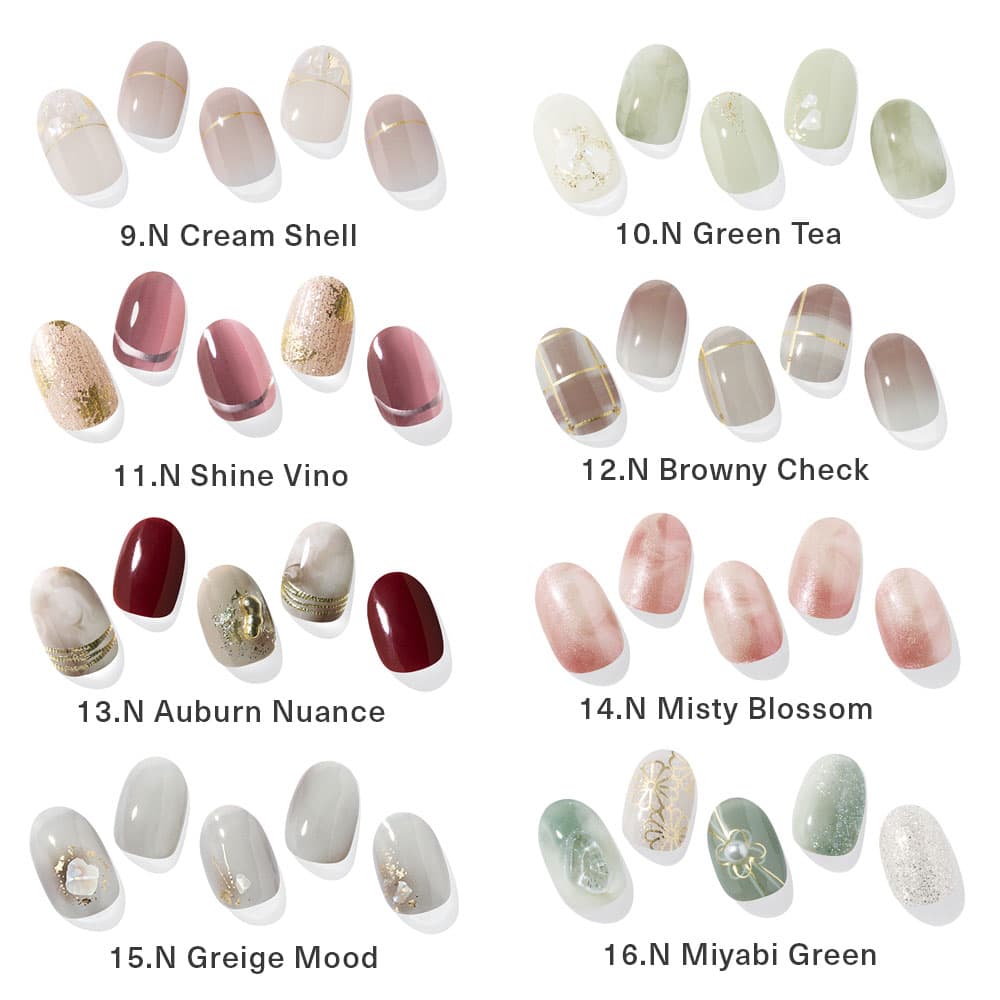 【ohora公式】40種類のデザインから3種類選べるセット：SET-022 ohora gelnails nail オホーラ ネイル ジェルネイル ネイルシール セルフネイル ネイルステッカー ジェルネイルシール ネイルデザイン おうちネイル thumbnail 3