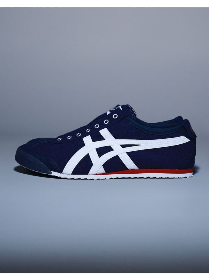 【公式ショップ】MEXICO 66 SLIP-ON Onitsuka Tiger オニツカタイガー シューズ・靴 スニーカー ネイビー ホワイト【送料無料】[Rakuten Fashion] thumbnail 2