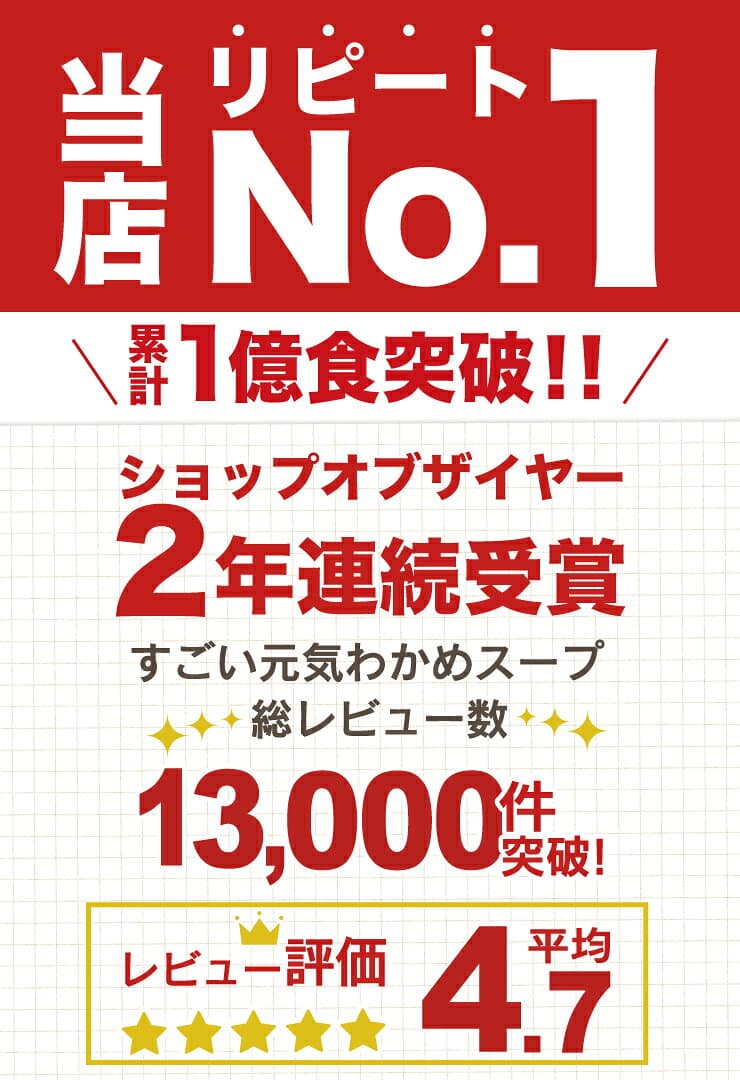 たっぷり30包 すごい元気わかめスープ オルニチンしじみ300個 発酵エキス ダイエット食品 ダイエットスープ 置き換えダイエット 低カロリー 低糖質 糖質オフ 糖質制限 美容食品 満腹感 ぷるるん姫 ヘルシースタイル お歳暮 デイリーランキング1位 thumbnail 2