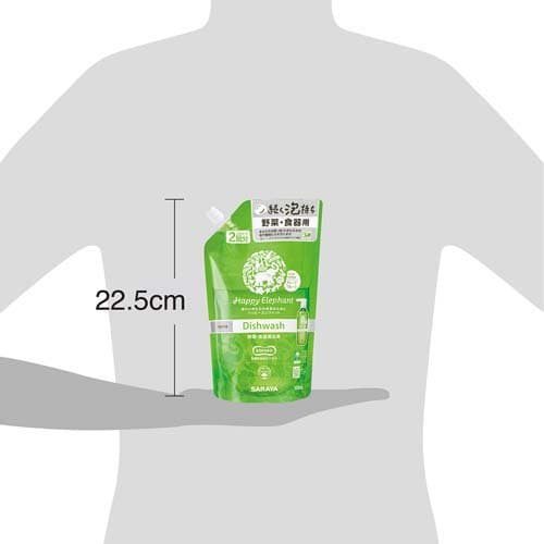 ハッピーエレファント 野菜・食器用洗剤 グレープフルーツ 詰替(500ml)【ハッピーエレファント】 thumbnail 2