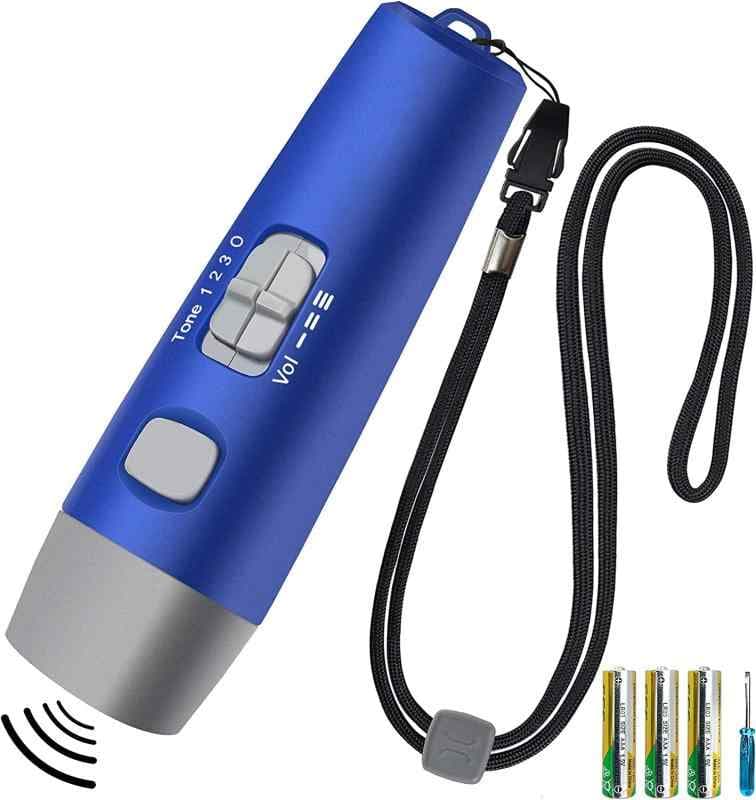 電子ホイッスル 電子笛 3段階 3種類ホイッスル 大音量 130db サッカ バスケットボール スポーツ 審判 団体競技 アウトドア 防災 防犯 登山 害獣 対策 3本AAA電池付き thumbnail 3