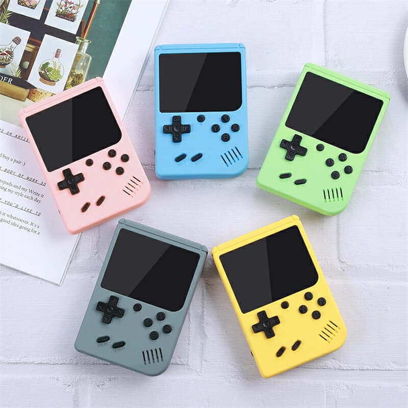 ＼即納★携帯ゲーム機 ポータブル 電子手持ち マカロンポケット レトロハンドヘルド 子供用 内蔵500 大人用 レトロ 贈り物 クリスマスプレゼントに適合 誕生日 thumbnail 2