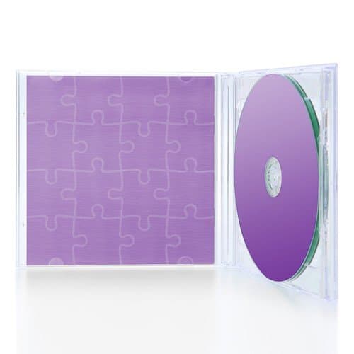 【楽天1位受賞】CDケース 2枚組 DVDケース 2枚 10枚セット 10mm厚 クリア プラケース 収納ケース メディアケース