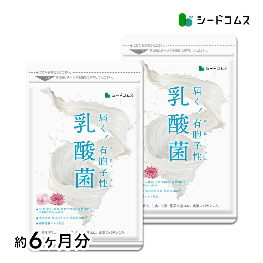 有胞子性乳酸菌ソフトカプセル《約6ヶ月分》ネコポス送料無料サプリ/乳酸菌サプリ/送料無料