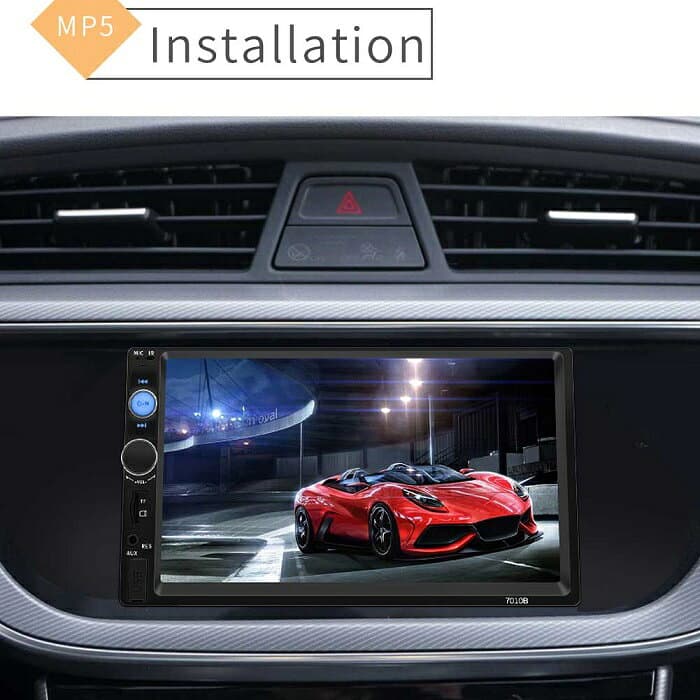 【ポイント10倍期間限定】送料無料 カーオーディオ 2DIN 7インチ カーステレオレシーバー Carplay有線 IOS/Android Auto有線対応 FMラジオ 音楽 ビデオ Buletooth電話 ミラーリンク AutoLink SDカード対応 日本語説明書付き thumbnail 3