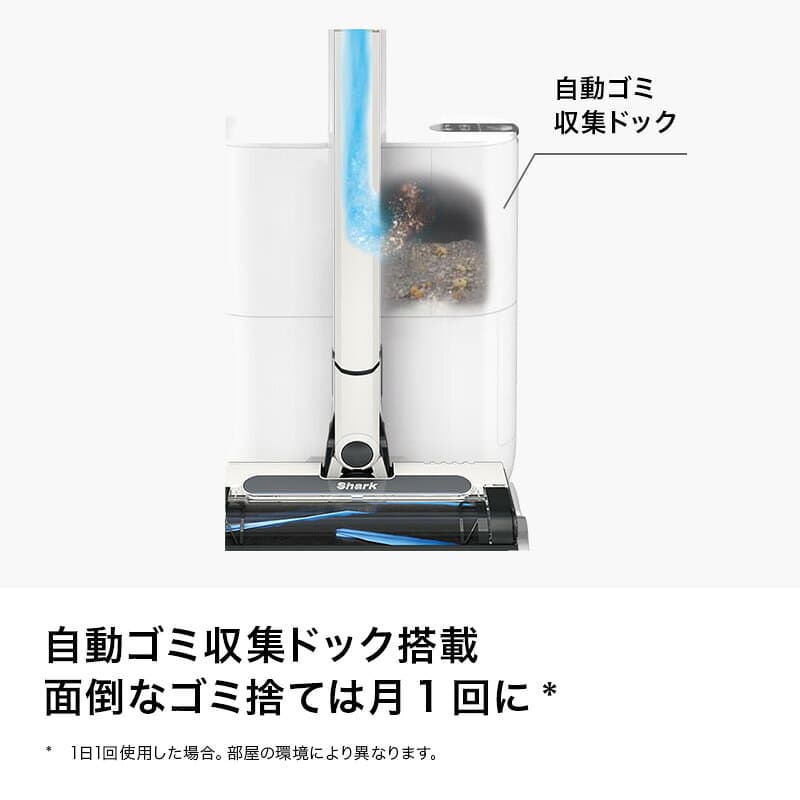 30％OFF セール ポイント10倍 【Shark 公式】Shark シャーク EVOPOWER SYSTEM STD+ コードレススティッククリーナー エヴォパワーシステムスタンダードプラス CS150JAE / 自動ゴミ収集ドック 掃除機 コードレス ハンディクリーナー スティック掃除機 thumbnail 3
