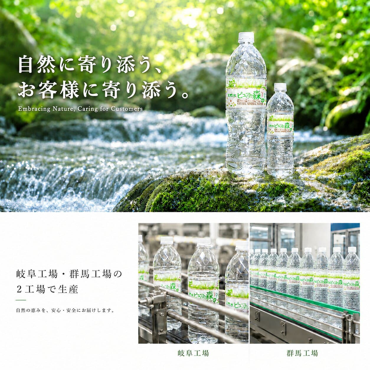 【 ラベルレス 】国産 ミネラルウォーター ピュアの森 水 500ml 24本 2箱【計48本】軟水 天然水 断食【 送料無料 】【 楽天グルメ大賞2020受賞 】 硝酸態窒素 亜硝酸態窒素 PFOS PFOA PFAS 検出限界以下 thumbnail 3