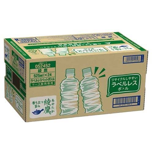 綾鷹 ラベルレス(525ml×24本入)【綾鷹】[お茶] thumbnail 2