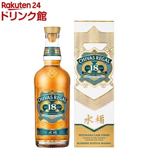シーバスリーガル 18年 ミズナラ カスク フィニッシュ スコッチウイスキー 化粧箱入り(700ml)【rb_dah_kw_6】【シーバスリーガル (CHIVAS REGAL)】[みずなら ウィスキー 酒 ギフト プレゼント 正規品]
