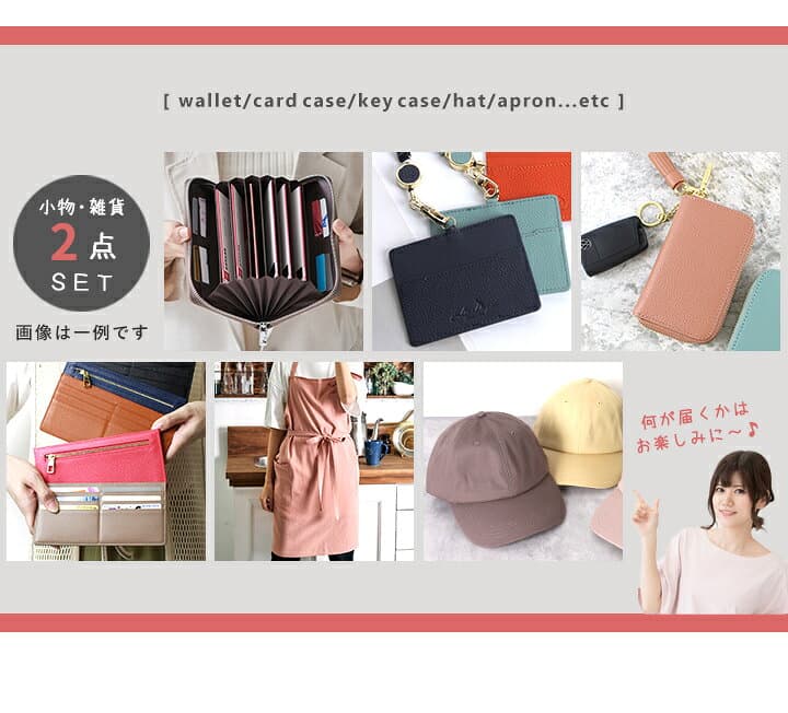 【90%offクーポン】【訳あり】福袋 2026 小物 雑貨2点セット セール わけあり 福袋 レディース メンズ ハッピーバッグ ラッキーバッグ 財布 長財布 キーケース 名刺入れ カードケース ポイントカード IDカードケース 本革 フェイクレザー スタイルオンバック thumbnail 3