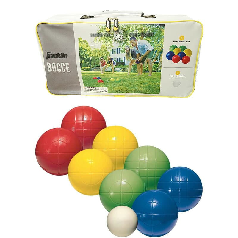 フランクリン ボッチャ ボール セット インターメディエイト ブランド ゲーム パーティ キャンプ アウトドア グッズ 用品 用具 遊具 運動 高耐久 野外 屋外 公園 海 ビーチ Franklin Sports Intermediate Bocce Ball Outdoor Game Set