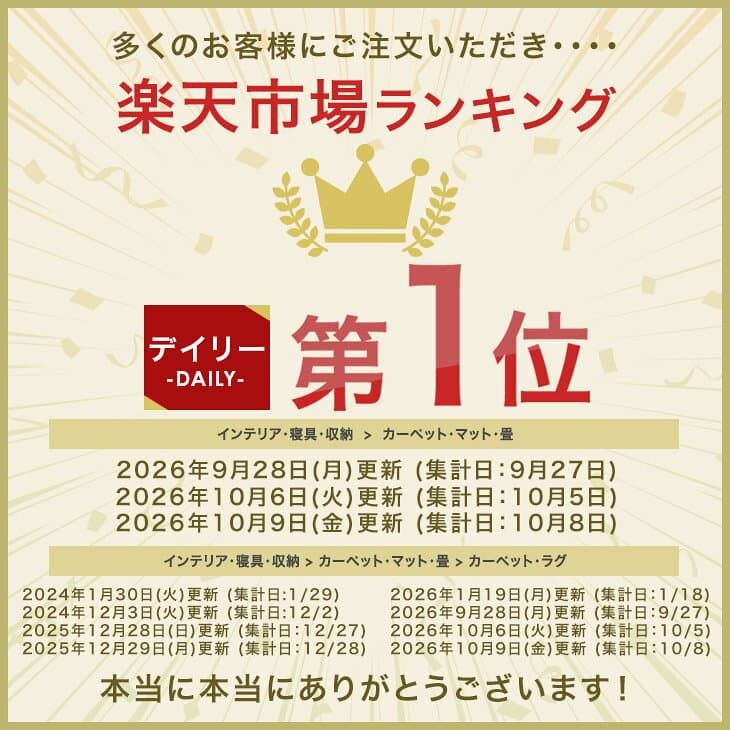 【20時~5％引クーポン】 楽天1位 高反発 ラグ 厚手 【防音＆クッション性UP】 極厚 25mm フランネル 防音 滑り止め 0.8畳 1畳 1.5畳 2畳 3畳 4畳 マイクロファイバー ラグマット カーペット 100×140 90×180 130×185 185×185 200×250 ホットカーペット対応 thumbnail 2