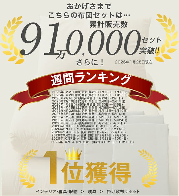 【20時~5％引クーポン】 楽天1位 布団セット 中綿増量1.6kg 固綿入り 敷布団 掛け布団 洗える 抗菌 防臭 防カビ 収納ケース 掛布団 カバー付き シングル セミダブル ダブル 組布団 寝具セット 布団 来客用 来客用布団セット 7点セット 9点セット コンパクト thumbnail 2