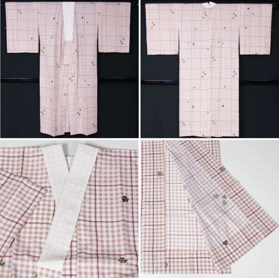 長襦袢 新品 プレタお洒落長襦袢 Kimono*Cafe Lサイズ 半襟付き 6柄 【洗える 長襦袢 柄 長襦袢 大きい サイズ 長襦袢 半襟付 長襦袢 洗える リサイクル着物 通販 販売 アンティーク着物 和服 着物 呉服 】 thumbnail 2