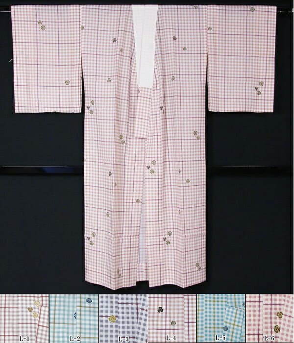 長襦袢 新品 プレタお洒落長襦袢 Kimono*Cafe Lサイズ 半襟付き 6柄 【洗える 長襦袢 柄 長襦袢 大きい サイズ 長襦袢 半襟付 長襦袢 洗える リサイクル着物 通販 販売 アンティーク着物 和服 着物 呉服 】