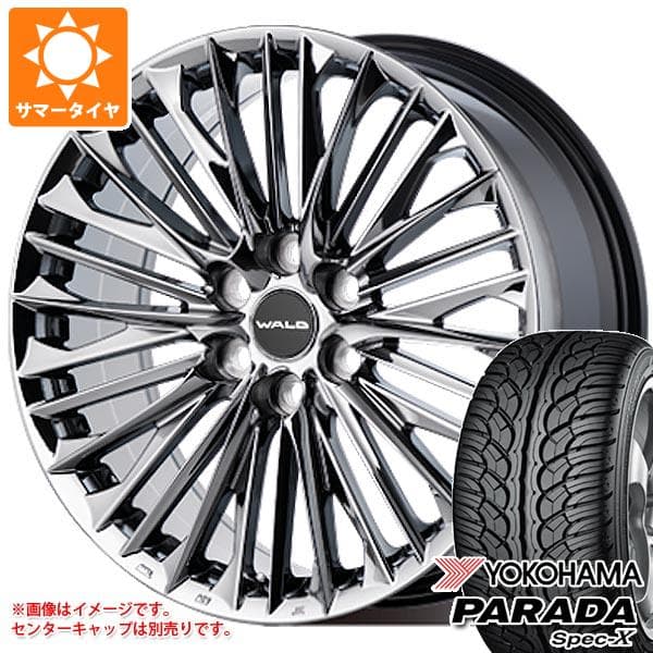 【タイヤ交換対象】ランドクルーザー300用 サマータイヤ ヨコハマ パラダ スペック-X PA02 285/45R22 114V REINF ヴァルド ジェニュインライン F001 10.0-22 タイヤホイール4本セット
