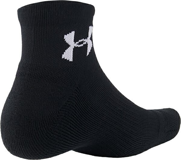 【レビューキャンペーン対象商品】公式 アンダーアーマー UNDER ARMOUR UA メンズ バスケットボール ローソックス 3足セット トレーニング 1371937 ソックス 靴下 スポーツ ジム 運動 部活 足首丈 クッション ブラック thumbnail 2
