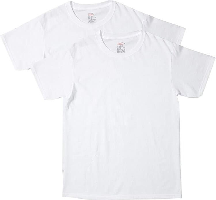 ヘインズ Tシャツ メンズ 2枚組 Hanes 綿100％ 半袖 白 パックT 無地 インナー 肌着 下着 アンダーウエア 定番 人気 ブランド コットン 丈夫 洗濯強い 部屋着 普段使い メンズインナー ビジネス カジュアル フォーマル インナーシャツ 1000円ポッキリ 送料無料 丸首 Vネック thumbnail 3