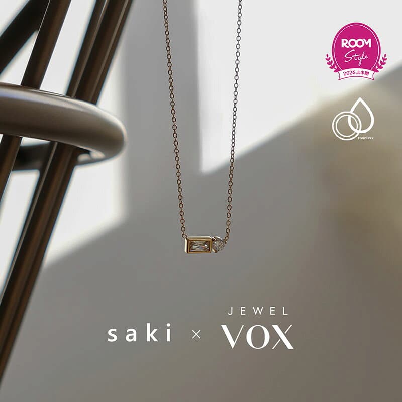 【最大30%OFFクーポン有】 【sakiさん×ROOMコラボ】 ネックレス レディース ショートネックレス ステンレス製 金属アレルギー キュービックジルコニア クリア アプリコット ゴールド シルバー チェーン シンプル デイリー メール便送料無料