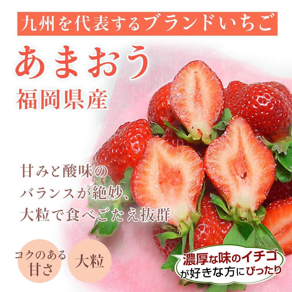 【11月末以降予定★】 福岡県産 博多あまおう [DX2パック入り箱]【売れ筋】 フルーツ 果物 あまおう イチゴ いちご 苺 DX デラックス お歳暮 御歳暮 歳暮 thumbnail 3