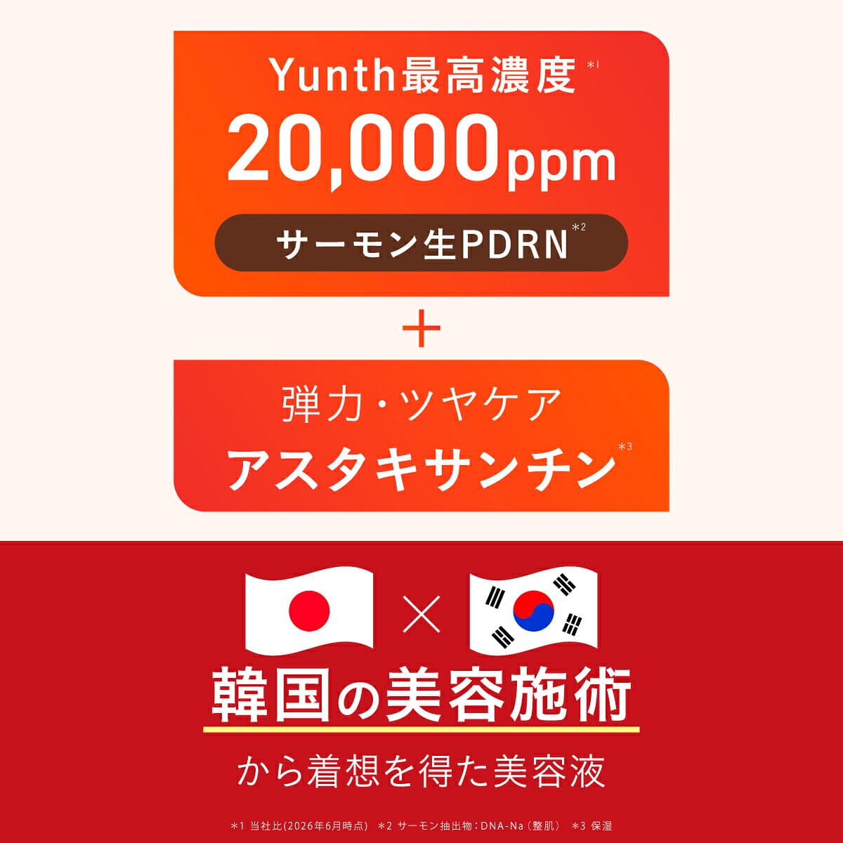 【送料無料】Yunth 生PDRN美容液 1ml×28包 | アスタキサンチン おすすめ スキンケア | ユンス ゆんす thumbnail 3