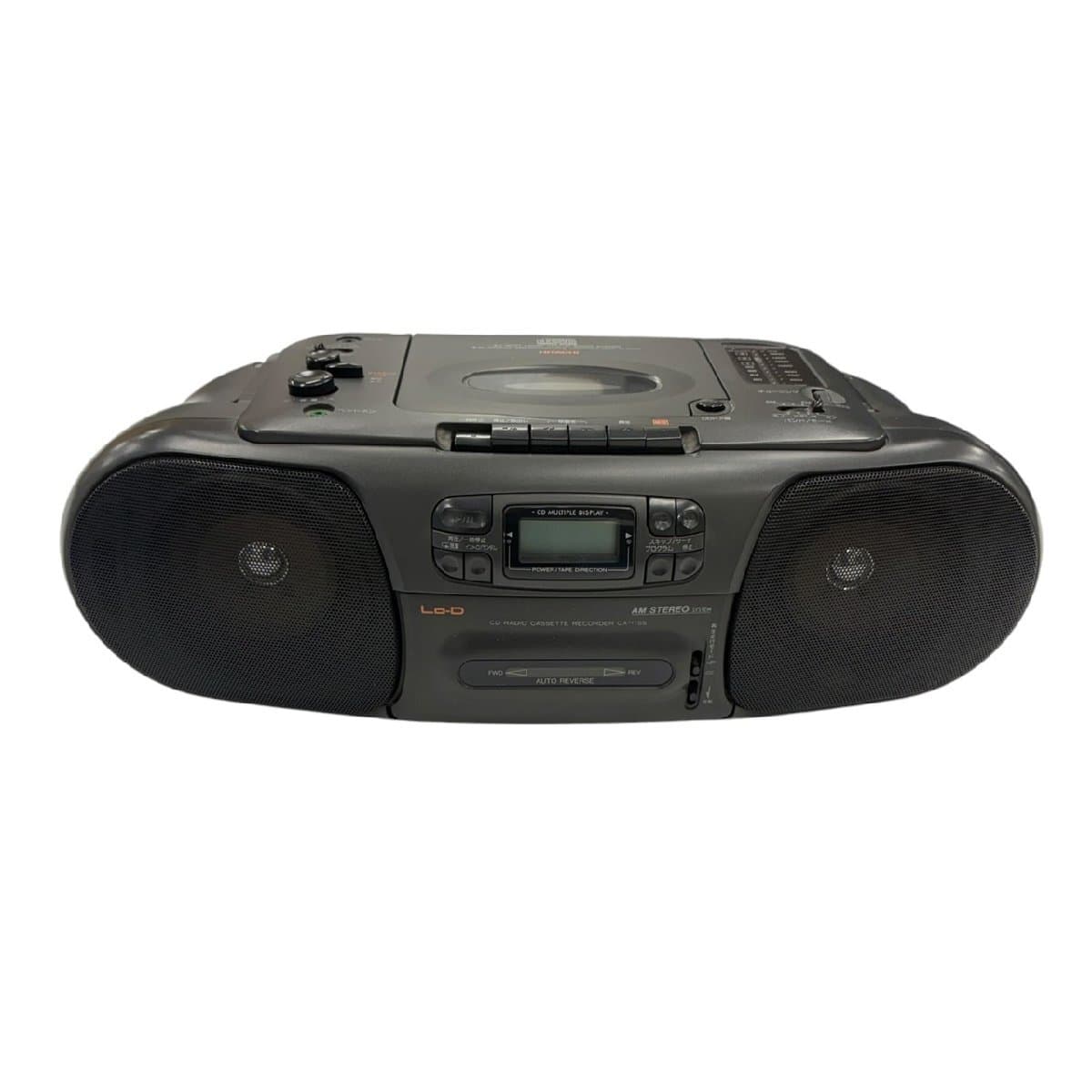1円スタート HITACHI 日立 CDラジオカセットプレーヤー CX-11SS 1993年製 オーディオ機器 昭和 レトロ ヴィンテージ ブラック 動作未確認 — 1/6
