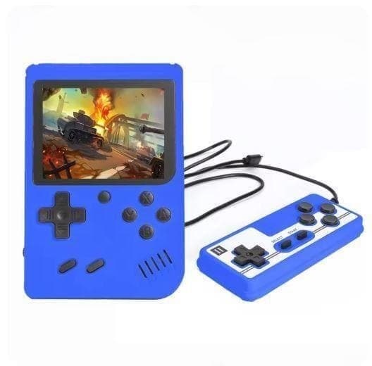 訳あり 本体 ブルー ゲームコントローラー 400 ゲーム レトロ携帯ゲーム機 — 1/10