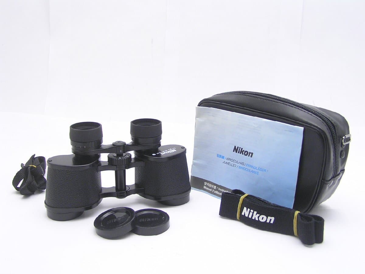 ★1円★ハローカメラ★4599 二コン Nikon 双眼鏡 8x30 8.3° WF No.447957 説明書.Case付 動作確認.良品 — 1/8