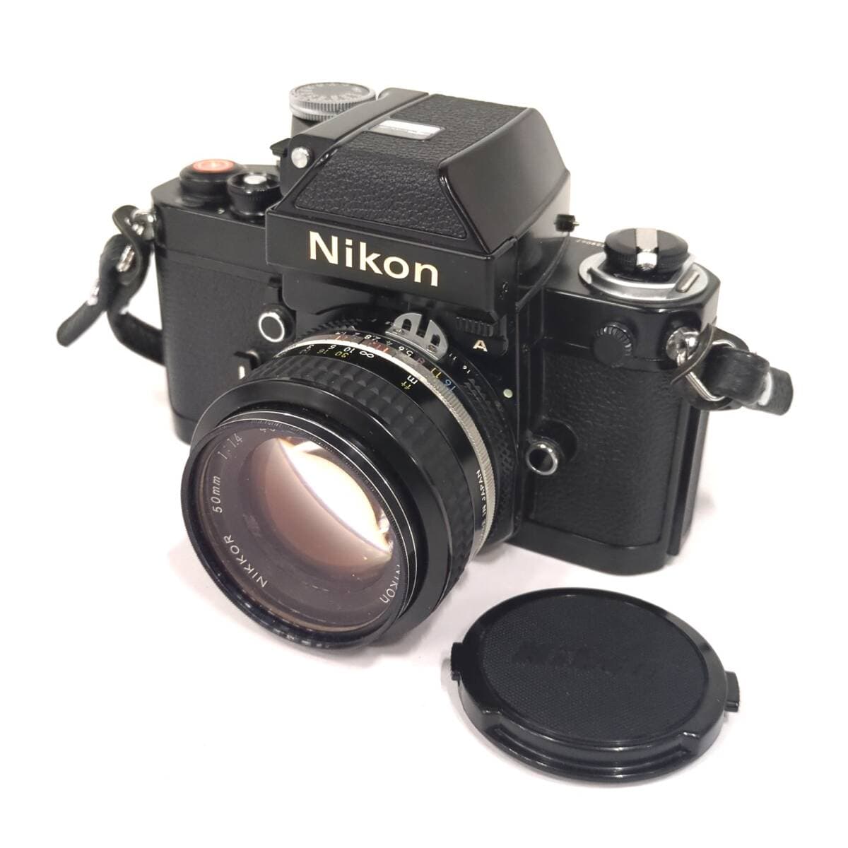 1円 Nikon ニコン F2 NIKKOR 50mm F1.4 フォトミック ブラック ボディ 一眼レフ フィルムカメラ ニコン L071529 — 1/10