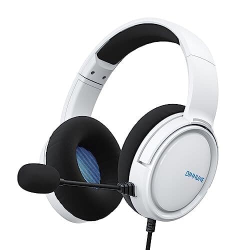 BINNUNE ゲーミングヘッドセット PS5 ヘッドセット 3.5mm有線 xboxヘッドセット マイク付き ミュート機能付きm — 1/8
