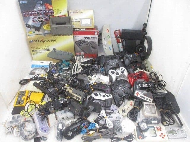 【まとめ売り 訳有】 ゲーム セガ サターン アクセサリ-・周辺機器 SEGA HORI 互換機 コントローラー キーボード 等 — 1/7