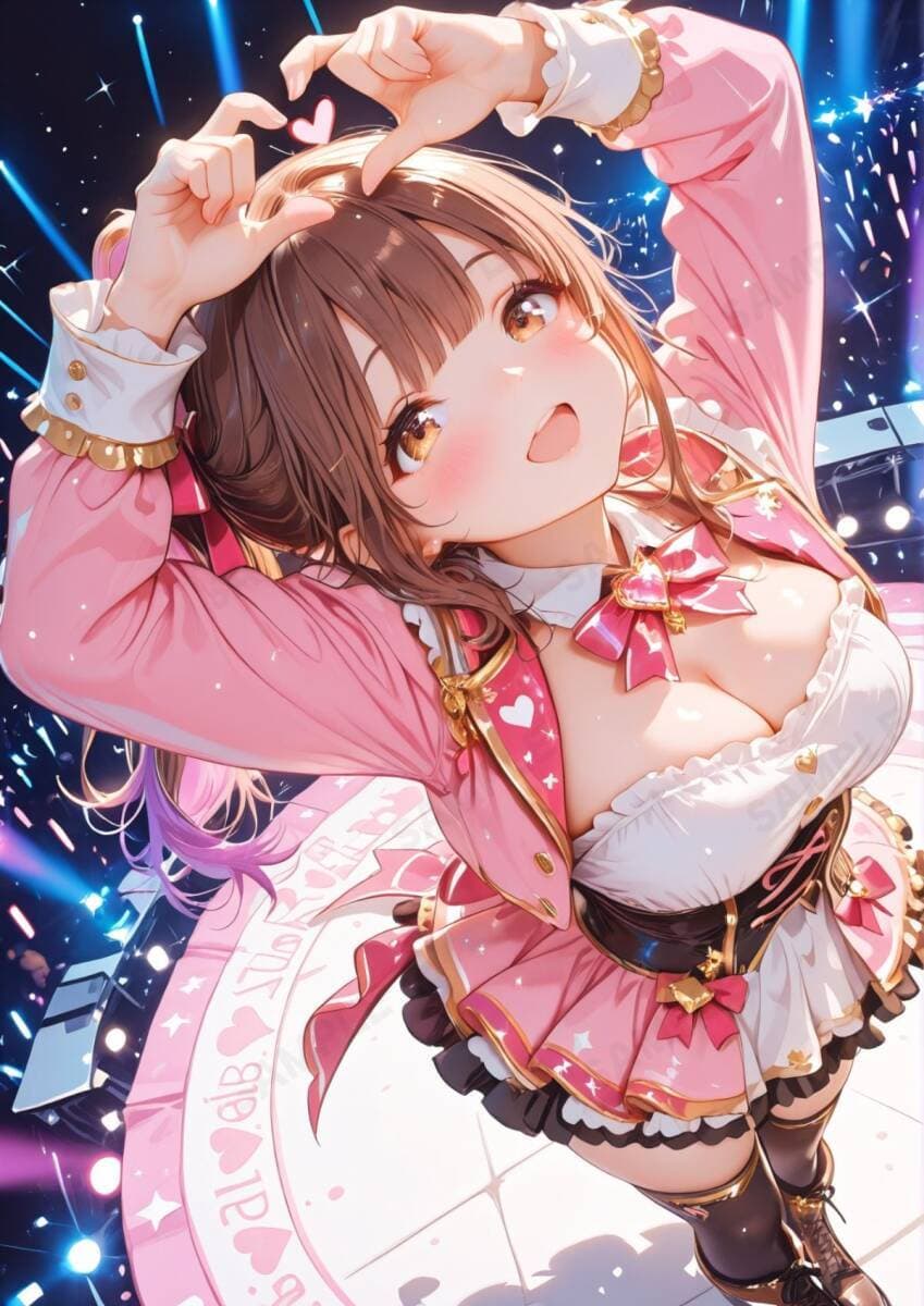 R0139 コスプレ グラビア アートポスター オリジナル 一点物 A4 アイドル 美女 アニメ ポスター イラスト AI 巨乳 美乳 高画質 大福ちゃん — 1/1