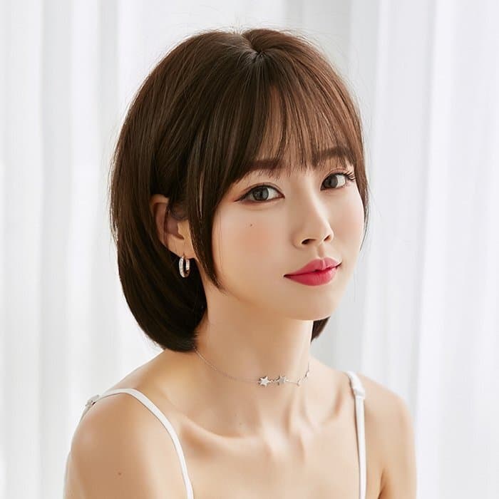 ショート ウィッグ フルウィッグ ボブ レディース ブラウン ウイッグ かわいい ファッションウィッグ 自然 おしゃれ コスプレ — 1/6