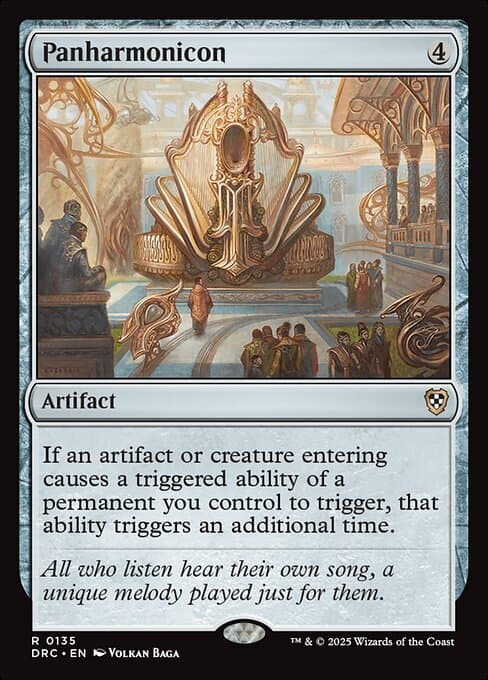 MTG ■無/英語版■(135)《パンハモニコン/Panharmonicon》霊気走破 DRC 無R — 1/1