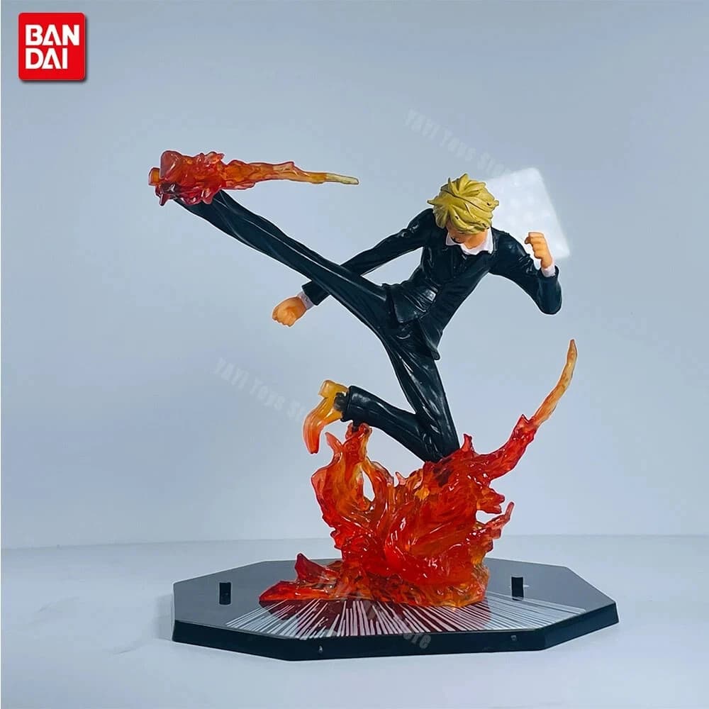 One Piece Luffy Ace Sanji Sabo Zoro PVC Anime フィギュア Battle Doll Toy 海外 即決 — 1/5