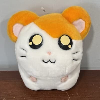 Vintage Hamtaro Ham Ham Plush Hasbro 6" Toy Pet Hamster 2002 Anime Soft 海外 即決 — 1/7
