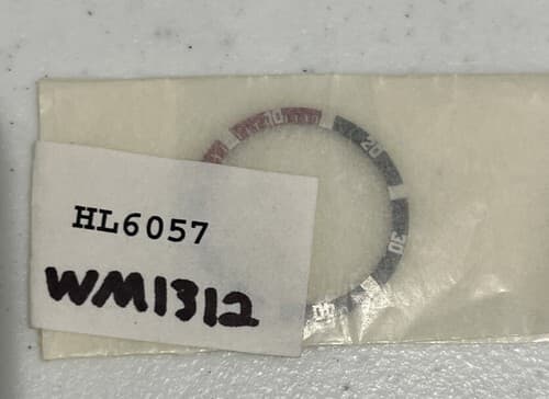 Tag Heuer Aluminum Ring Bezel Insert Black/Red Original For 2000 Sport WM1312 海外 即決 — 1/2