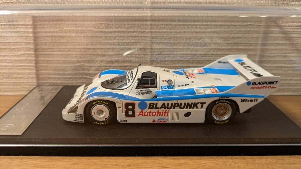 【希少・程度良】C1 Make Up COMPASS Porsche 956B 1984 2nd #8 Joest Racing 1/43 メイクアップ / ルマン SPARK HPI MINICHAMPS AUTOart — 1/10