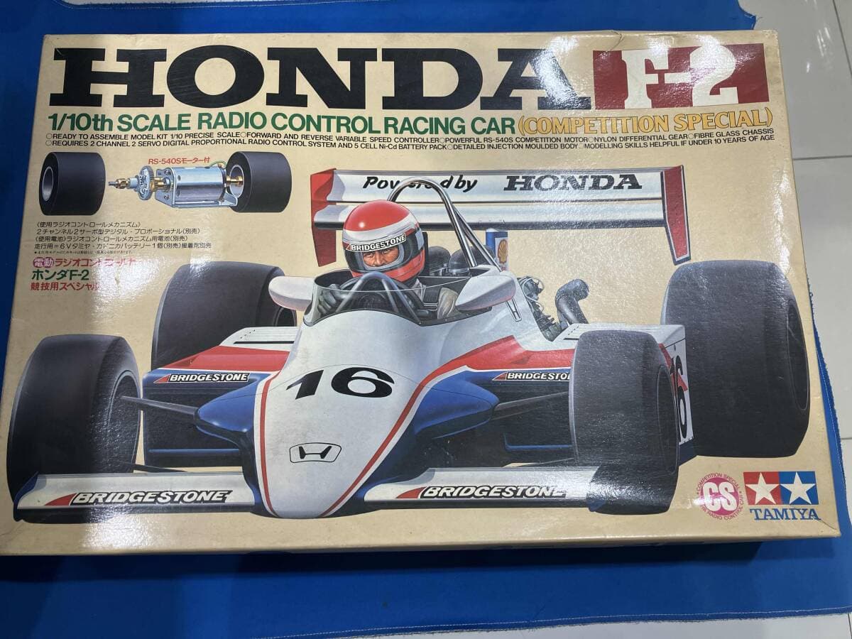 未組立 タミヤ ラジオコントロールカー 1/10 ホンダF-2 — 1/5