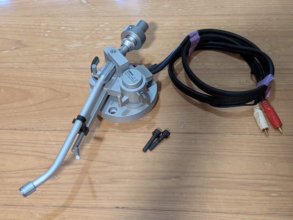 『音出し確認済み』 YA-39 ヤマハGT-2000用トーンアーム 高さ調節ネジ付属 YAMAHA レコードプレーヤー ビンテージ オーディオ — 1/10