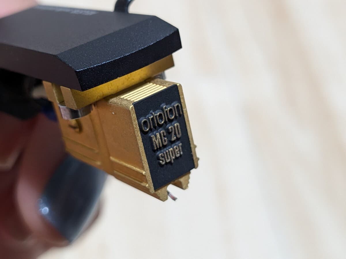 『動作良好品』オルトフォン ortofon MC20 super MCカートリッジ + AT-LS18 オーディオテクニカヘッドシェル 良い音がするレコード針 — 1/10