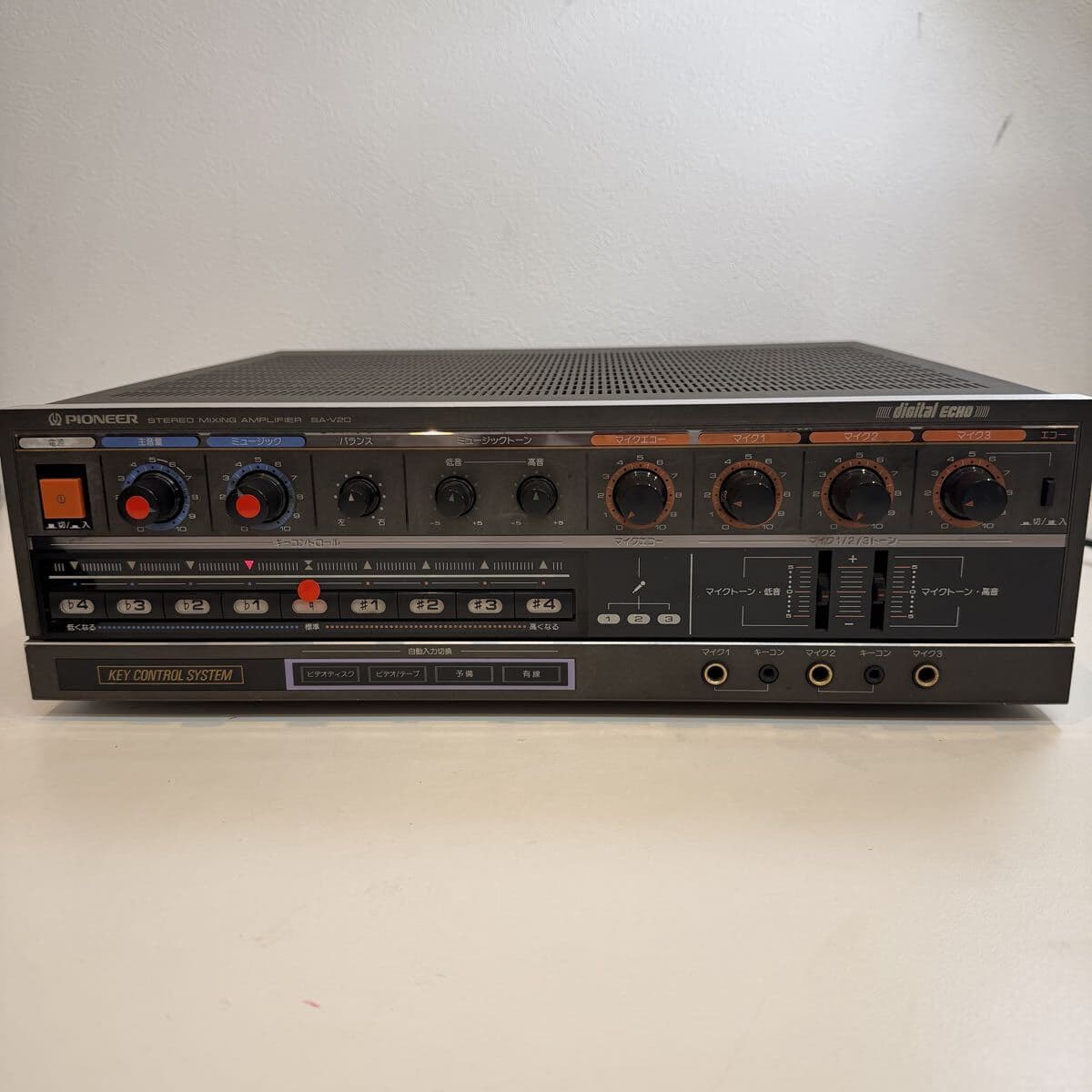 【通電確認済】Pioneer パイオニア SA-V20 ステレオミキシングアンプ 音響機器 — 1/7