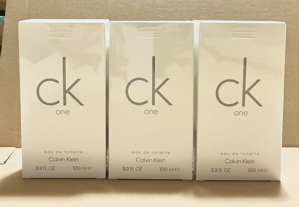 ★ 新品 ★ カルバンクライン CK-One 100ml × 3本セット ★ 送料0! — 1/1