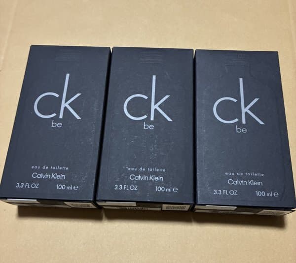 ★ 新品 ★ カルバンクライン CK-be 100ml ×3本セット ★送料0!★外フィルムなし — 1/1
