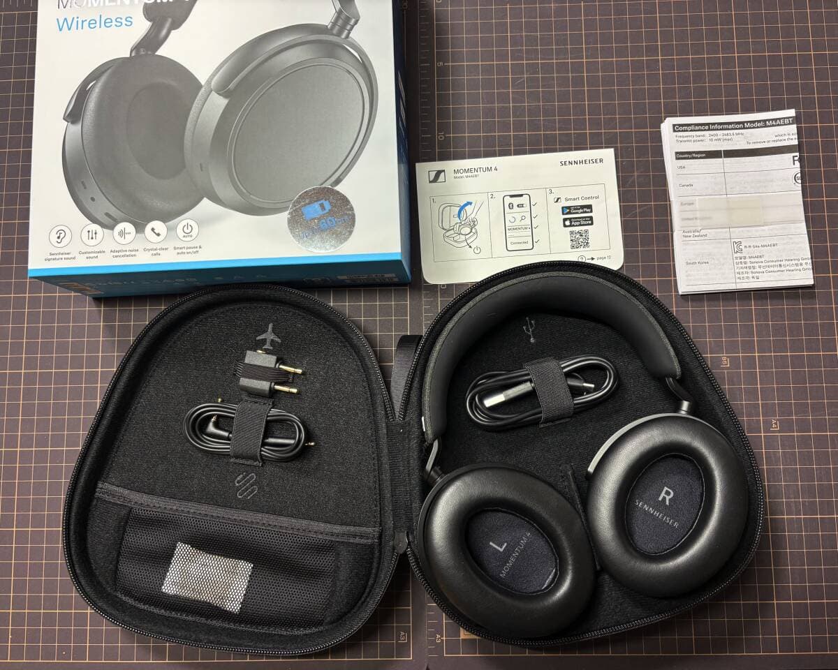 SENNHRISER MOMENTUM4 Wireless ブラック — 1/6
