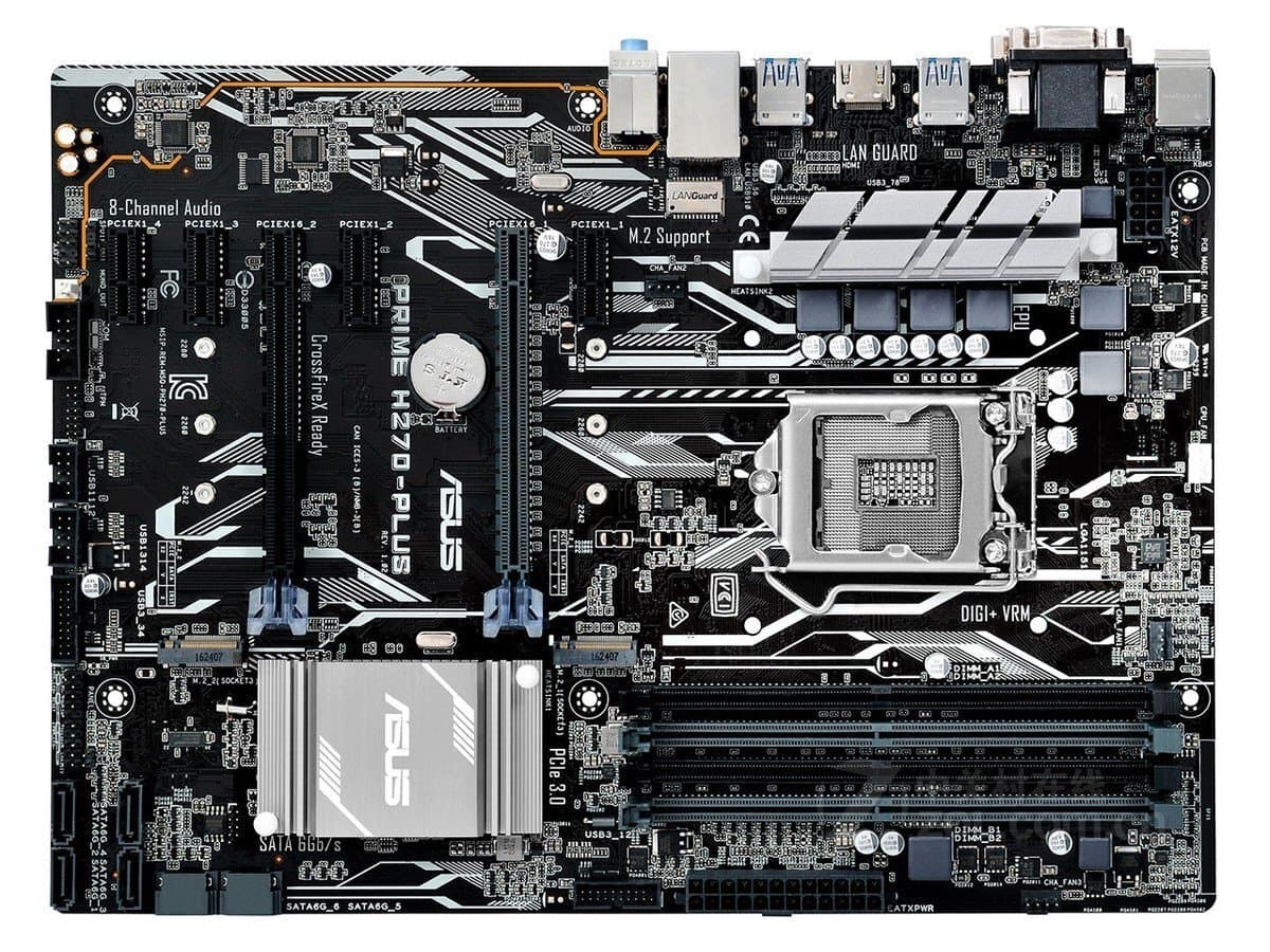 ASUS PRIME H270-PLUS マザーボード Intel H270 LGA 1151 ATX メモリ最大64G対応 保証あり — 1/4