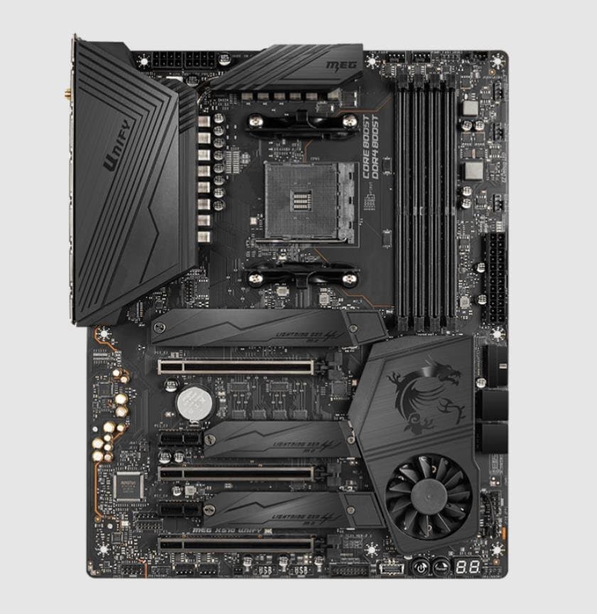 美品 MSI MEG X570 UNIFY マザーボード AMD X570 Socket AM4 ATX メモリ最大128G対応 保証あり — 1/1